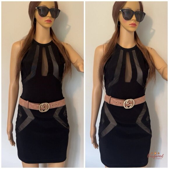 Auth Gucci Brown/Beige Guccissima Leather Gold Interlocking G Buckle Belt 80/32 - Picture 11 of 13